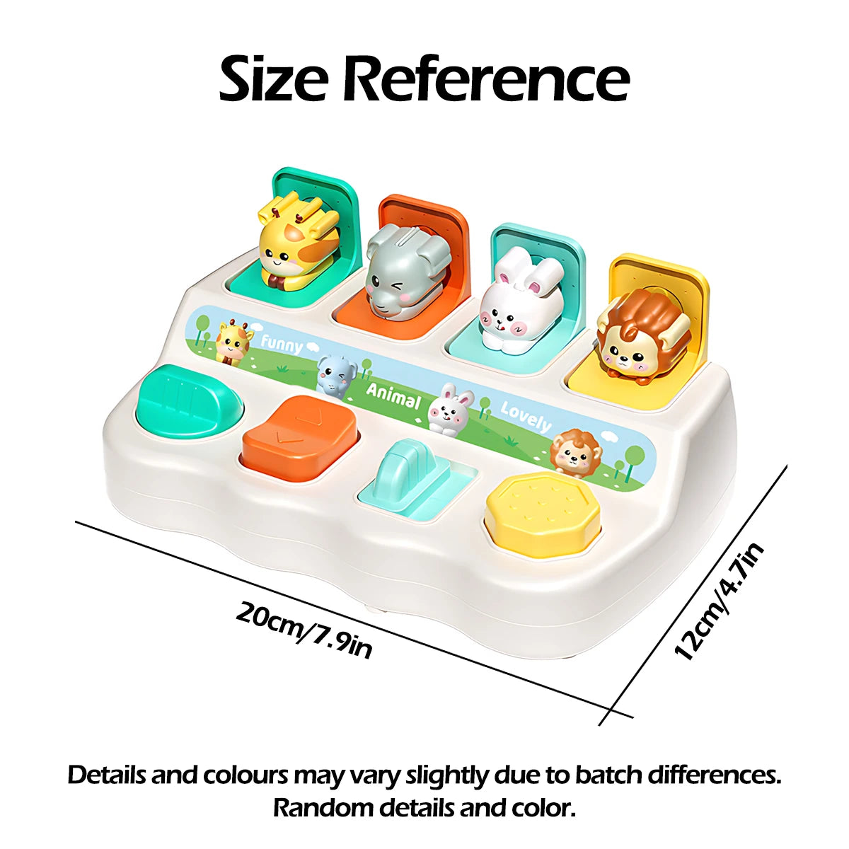 Juguetes para animales y cajas de aprendizaje de Montessori Pop-Up – Mejorar las habilidades de lógica y motor para niños