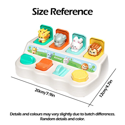 Juguetes para animales y cajas de aprendizaje de Montessori Pop-Up – Mejorar las habilidades de lógica y motor para niños