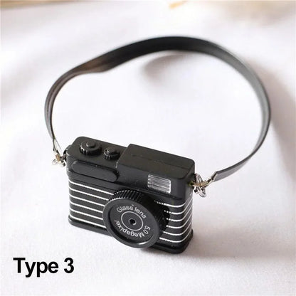 1Pc Miniature Digital SLR Camera for Dollhouse – Doll Accessory for Labubu & Upset Duck Dolls