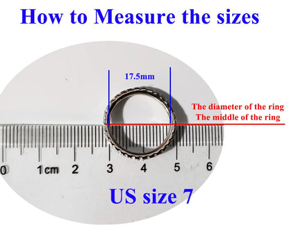 0.1ct 3 mm D VVS Anillo de Banda de Eternidad Moissanite Full – 925 engagement de plata de ley y joyería de fiesta para mujeres