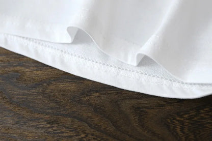 Camiseta de manga corta de algodón puro para niños de 2-10Y – Tops de verano para niños y niñas