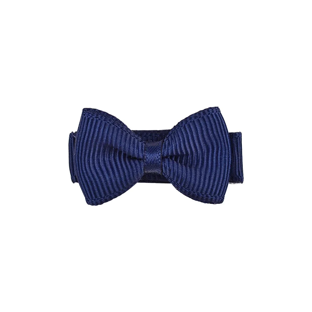 1.2 Pulgadas Mini arcos de pelo con clip – Sólidos colores para los niños y la niña