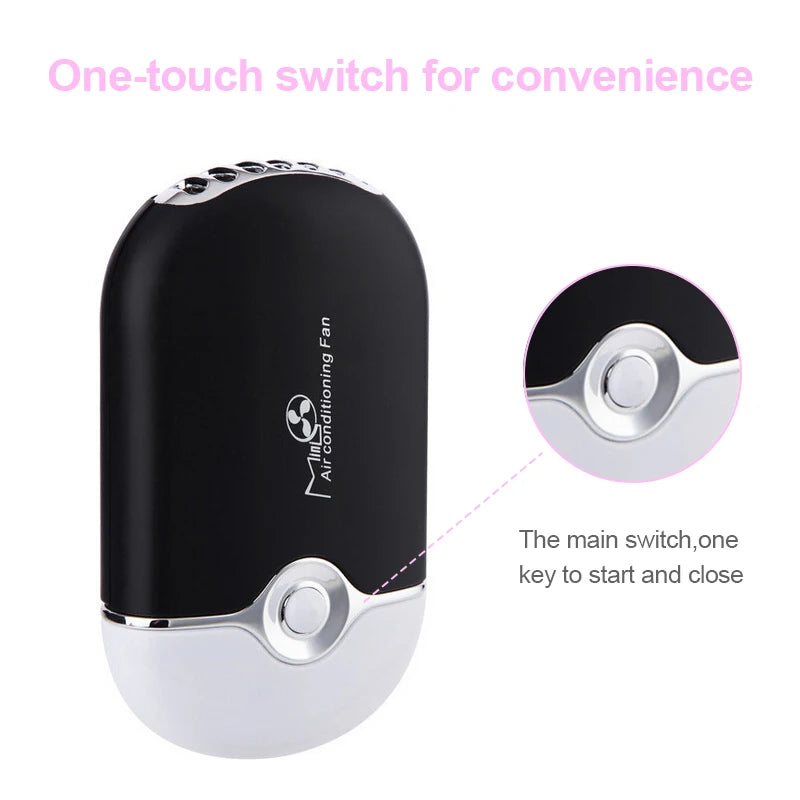 MASSA Mini ventilador de pestañas USB – Secador de cola rápida, Herramienta de extensión de pestañas para el maquillaje profesional