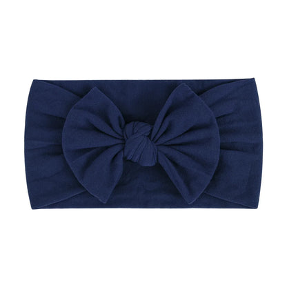 1Pc Baby Nylon Headscarf – Cinturón de flores hecho a mano para niñas recién nacidas, elástico infantil Turbant cabello
