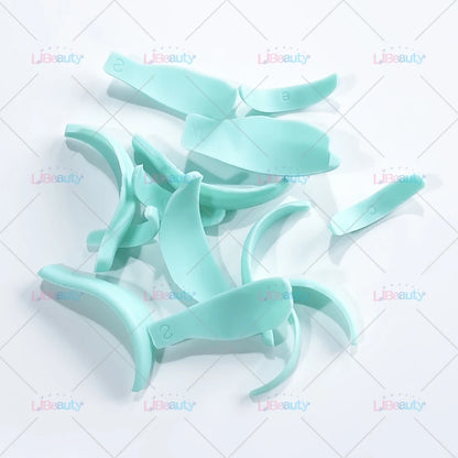 Libeauty 7 Almohadillas reutilizables del escudo de lava de París – Silicona Curler pestaña y accesorios de hierro curling, herramienta de maquillaje