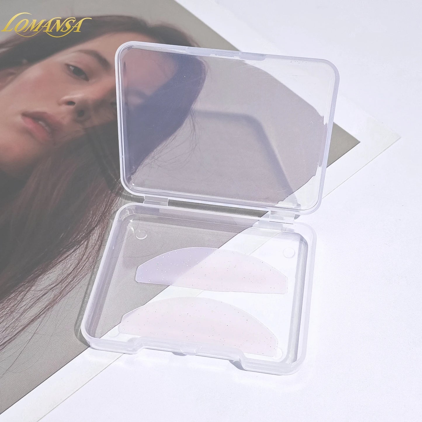 Lomansa 1 par de almohadillas de ablandamiento de silicona – pestaña permanente varillas y escudos para el levantamiento de pestañas, accesorios profesionales de pestañas