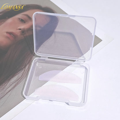 Lomansa 1 par de almohadillas de ablandamiento de silicona – pestaña permanente varillas y escudos para el levantamiento de pestañas, accesorios profesionales de pestañas