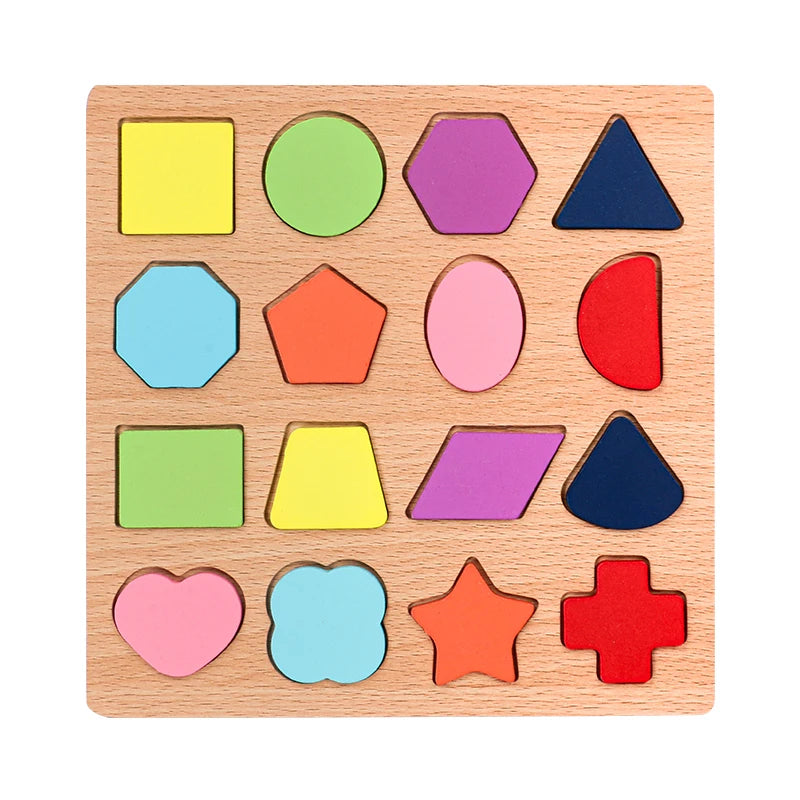 Alfabeto y número de niños Puzzle de madera – Montessori Juguete educativo preescolar