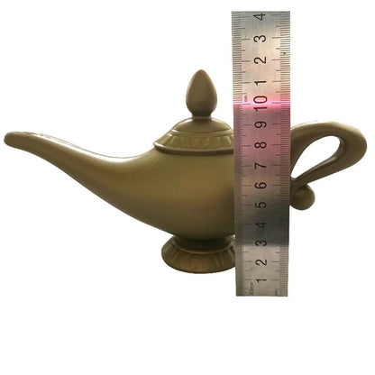 Aladdin Genie Lamp Costume Prop – Vintage Decorative Teapot, Retro Magic Lamp Ornament for Halloween, Christmas & Party Decoration
