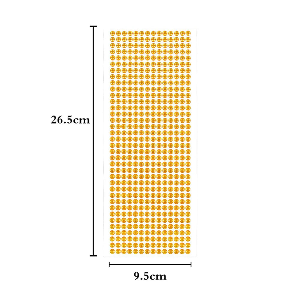 1040/900/504Pcs Taladro acrílico DIY Cristal Rhinestone Pegatinas autoadhesivas para fundas telefónicas, tarjetas y artesanías