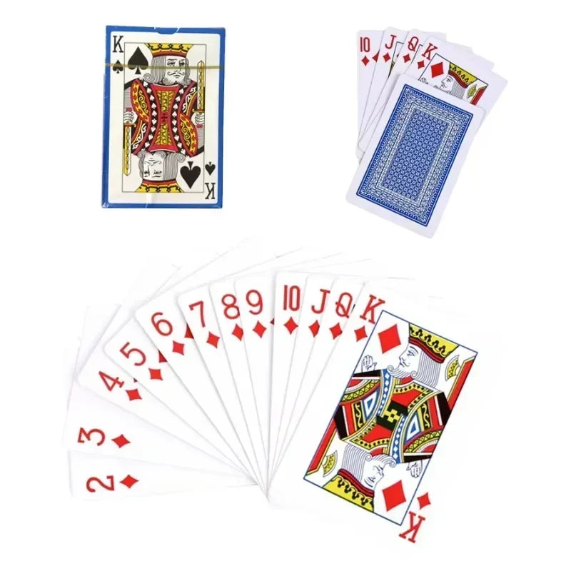 1–100 Pcs Poker Card Set – Baraja de 54 cartas para adultos, juego de mesa clásico para entretenimiento y juego de casino