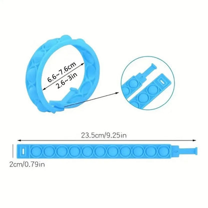 12/24/36PCS Silicona pulsera de burbuja colorida – Favoritos de la fiesta de los niños, regalos de cumpleaños, recuerdos de boda, Carnaval y pulseras de vacaciones