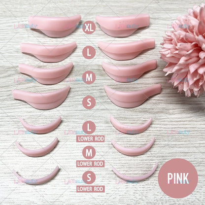 Libeauty 7 Almohadillas reutilizables del escudo de lava de París – Silicona Curler pestaña y accesorios de hierro curling, herramienta de maquillaje