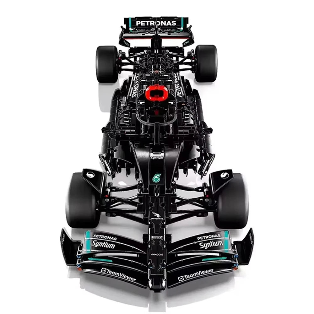 Technology 1642PCS Mechanical Racing Car Building Blocks – W14 Venue Racing Model Kit for Adults & Kids