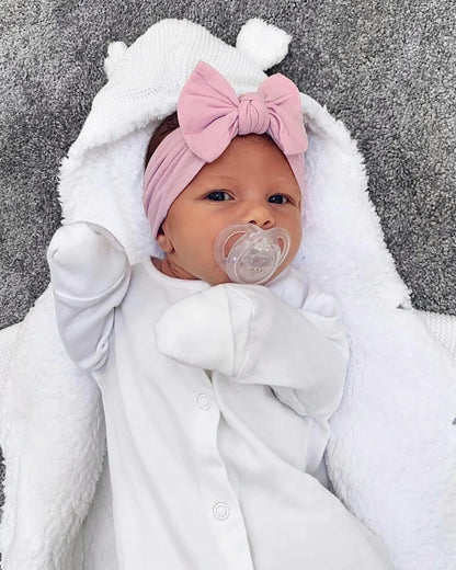 1Pc Baby Nylon Headscarf – Cinturón de flores hecho a mano para niñas recién nacidas, elástico infantil Turbant cabello