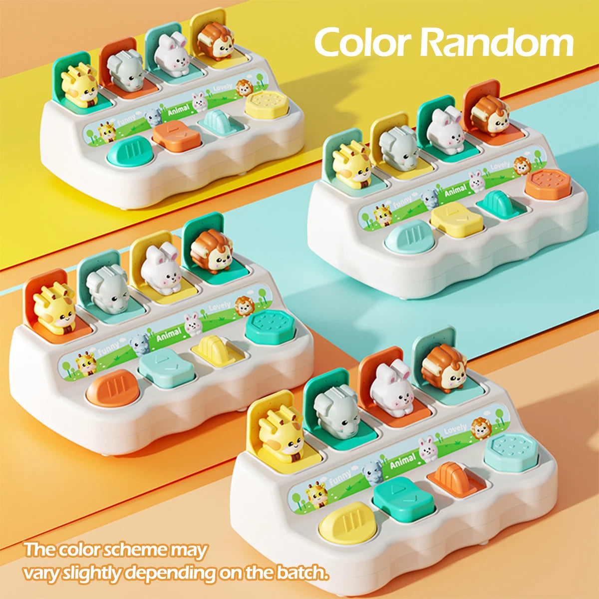 Juguetes para animales y cajas de aprendizaje de Montessori Pop-Up – Mejorar las habilidades de lógica y motor para niños