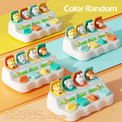 Juguetes para animales y cajas de aprendizaje de Montessori Pop-Up – Mejorar las habilidades de lógica y motor para niños