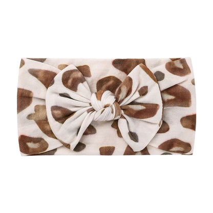 1Pc Baby Nylon Headscarf – Cinturón de flores hecho a mano para niñas recién nacidas, elástico infantil Turbant cabello